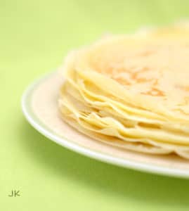 These Traditional Russian Crepes are delicious to have for breakfast with maple syrup or your favourite jam and yogurt. You can also stuff them with ricotta or make them savoury serving them with smoked salmon or cheese.