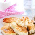 Kefir Yeast Pancakes - extra fluffy from yeast, slightly tangy from kefir. Unique recipe for pancakes. Perfect for a lazy weekend | Imagelicious