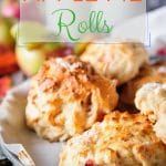 These Apple Pie Rolls taste like apple pie but without all the effort. Only a few ingredients, true One Bowl recipe | imagelicious.com #apples #applerolls #applepie #fall #autumn #fallbaking