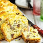 Blue cheese, Pecans and Date Bread is an excellent addition to a cheese platter. It's full of salty cheese, sweet dates and crunchy pecans - perfect to satisfy those sweet and salty cravings | Imagelicious