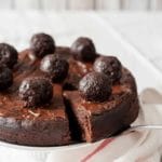 This Chocolate Kefir Cake is moist and delicious. It's lighter than regular chocolate cake but still has intense flavour and is perfect to end any meal. Great for Valentine's Day dessert | Imagelicious