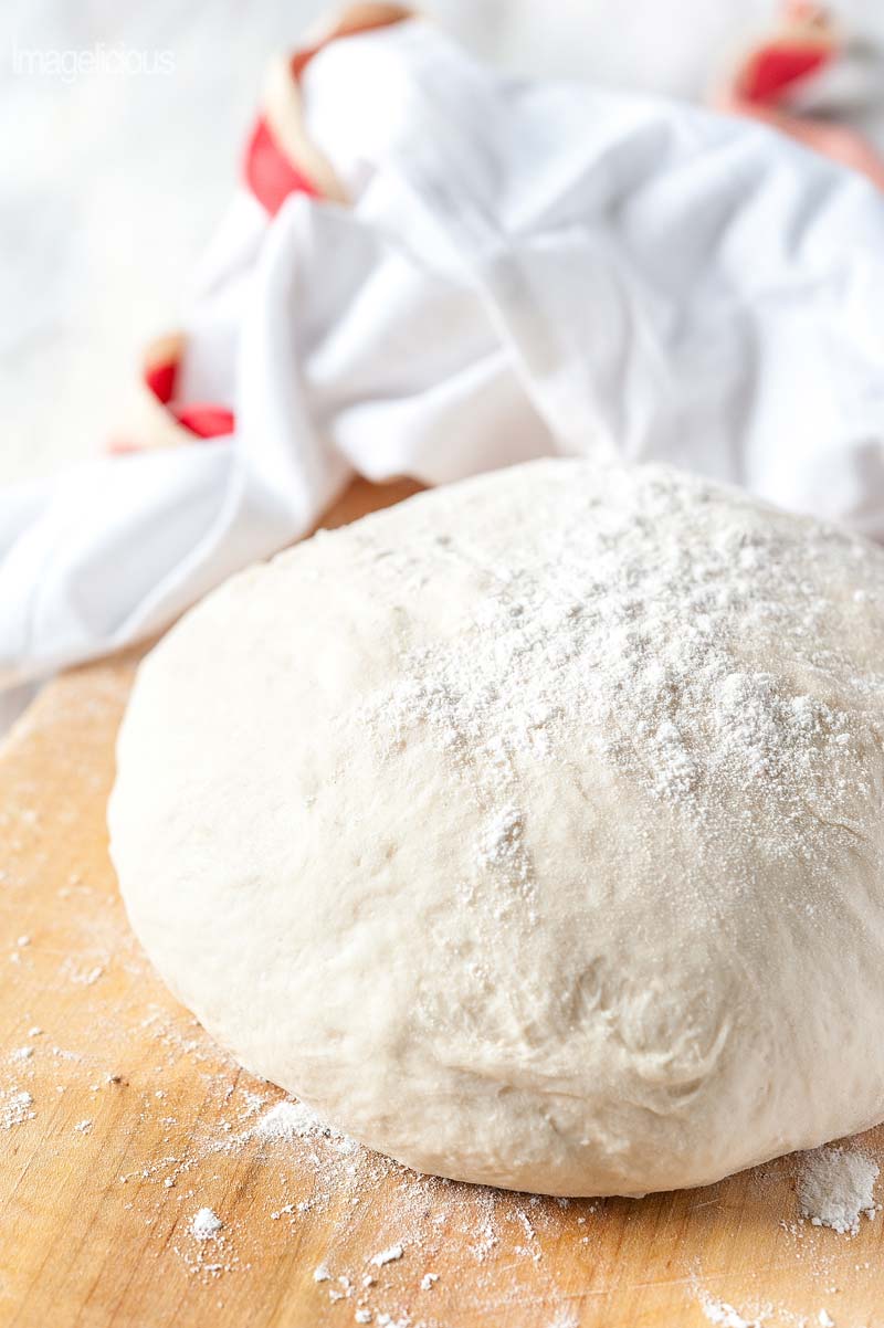 Universal No Knead Refrigerator Dough is very easy to make. You only need 5 minutes to mix all the ingredients with a spoon and then leave the dough in the fridge or overnight. It can be used for rolls, pizza, crescents, or even bagels | Imagelicious