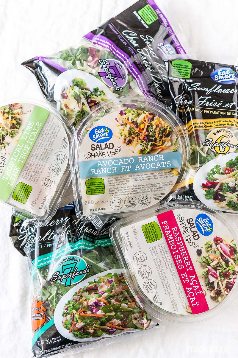 Eat Smart Salad Shake Ups and Kits - healthy and delicious salads without artificial colours, flavours, or preservatives | Imagelicious