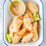 Yogurt isn't just for breakfast and snacks. Add great flavour and Great Value Yogurt to savoury dishes and enjoy this versatile ingredient during dinner. Coconut Chicken Fingers made with Vanilla Great Value Yogurt will delight everyone | #WeLoveGreatValue #ad | Imagelicious
