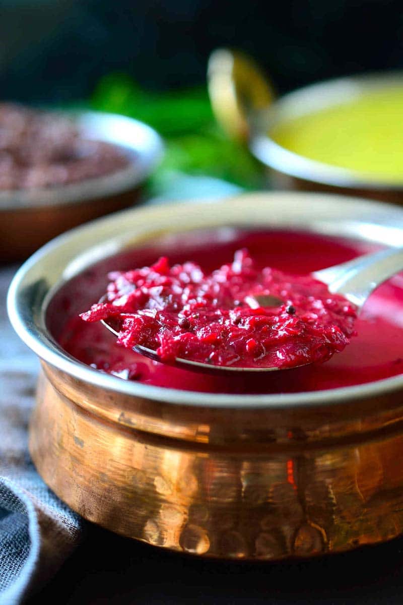 Photo of beet curry