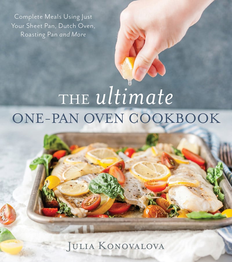 Cover of The Ultimate One-Pan Oven Cookbook by Julia Konovalova