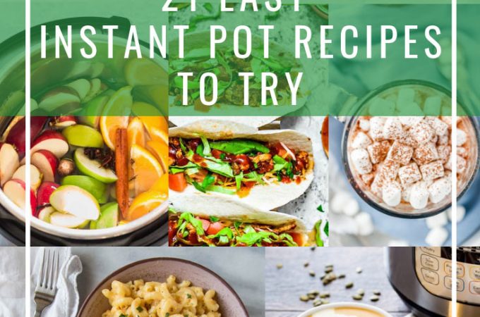 21 Easy Instant Pot Recipes to Try has everything from breakfasts to mains, sides, desserts, and drinks. Perfect list for new or seasoned pressure cooker users |imagelicious.com #instantpot #instantpotrecipes