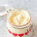 Small container with Eggless Mayonnaise.