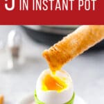 5 Ways to Cook Eggs in Instant Pot: from soft boiled, to no peel hard boiled, to egg bites, egg salad, and poached eggs. Here are some of the best ways you can utilize your electric pressure cooker to cook eggs | imagelicious.com #instantpot #eggs #instantpoteggs