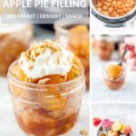 Instant Pot Apple Pie Filling is delicious, healthy and made in under 25 minutes. Great for breakfast, dessert, or snack | imagelicious.com #instantpot #instantpotrecipe #applepie