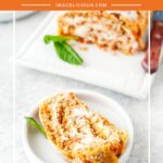 This Carrot Cake Roll is a perfect spring dessert. Perfect for Easter or any occasion. The cake has no oil or butter and is lighter and healthier than traditional Carrot Cakes. It is also gluten-free. Cream cheese filling is lightened up with yogurt | imagelicious.com #carrotcake #glutenfree #easterdessert