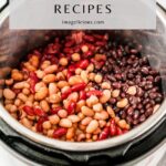 Instant Pot with beans.